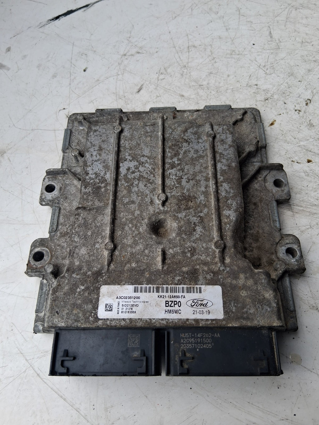 2021 FORD TRANSIT 350 MK8 ENGINE ECU A3C02351200