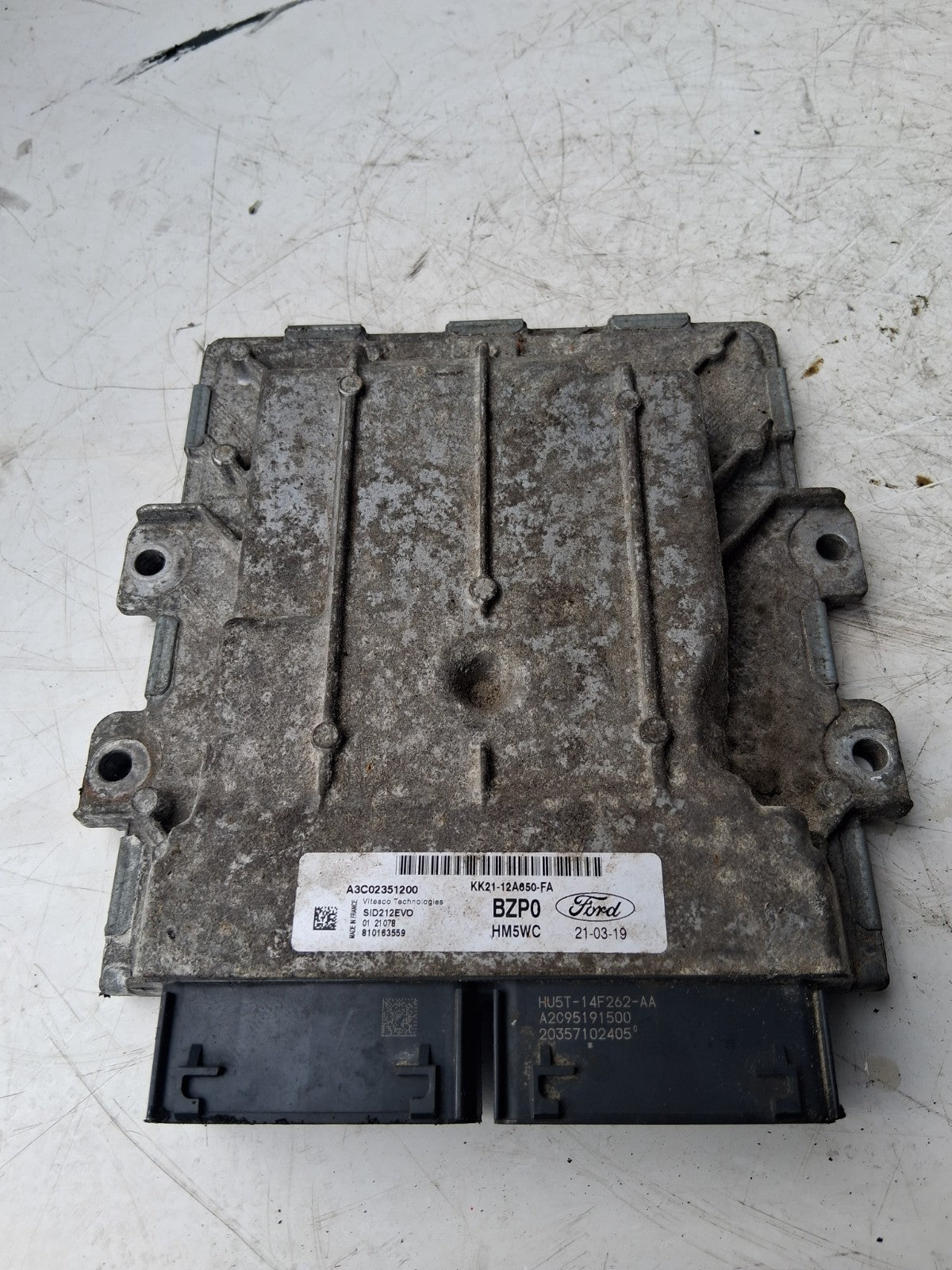 2021 FORD TRANSIT 350 MK8 ENGINE ECU A3C02351200