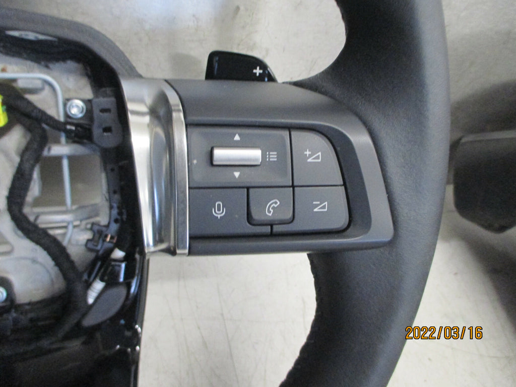CITROEN C4 MK3 2021 3 SPOKE MULTIFUNCTION LEATHER STEERING WHEEL 98406912ZD