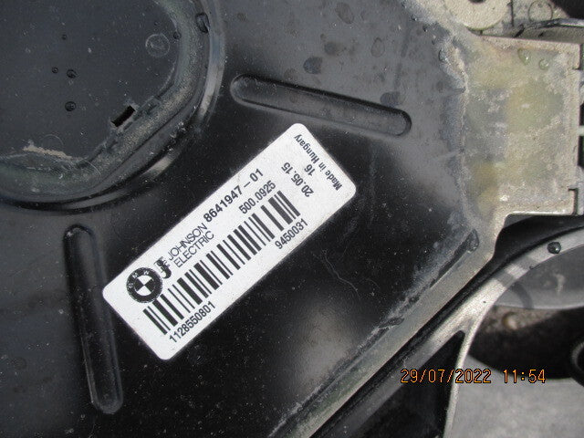 BMW 3 SERIES F30 2017 RADIATOR COOLING FAN 8641947