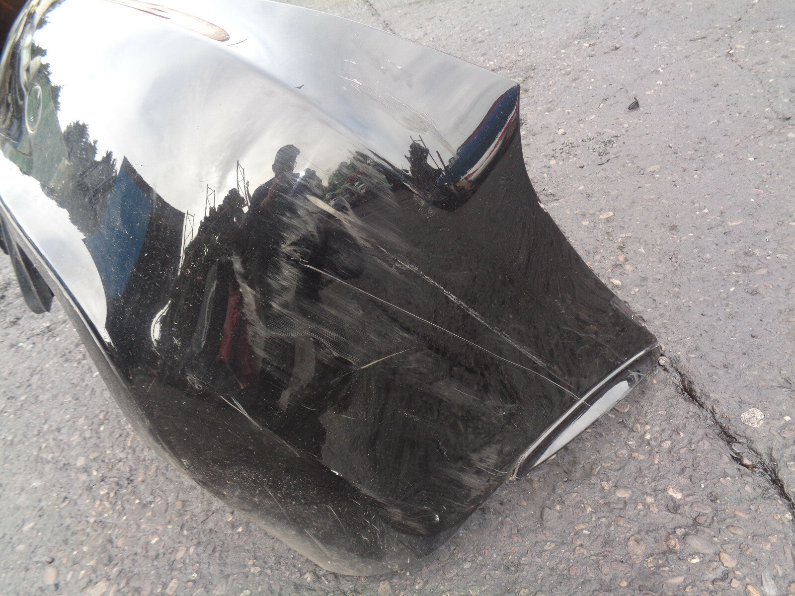 MERCEDES BENZ SLK 2010 COMPLETE REAR BUMPER BLACK A1718854125