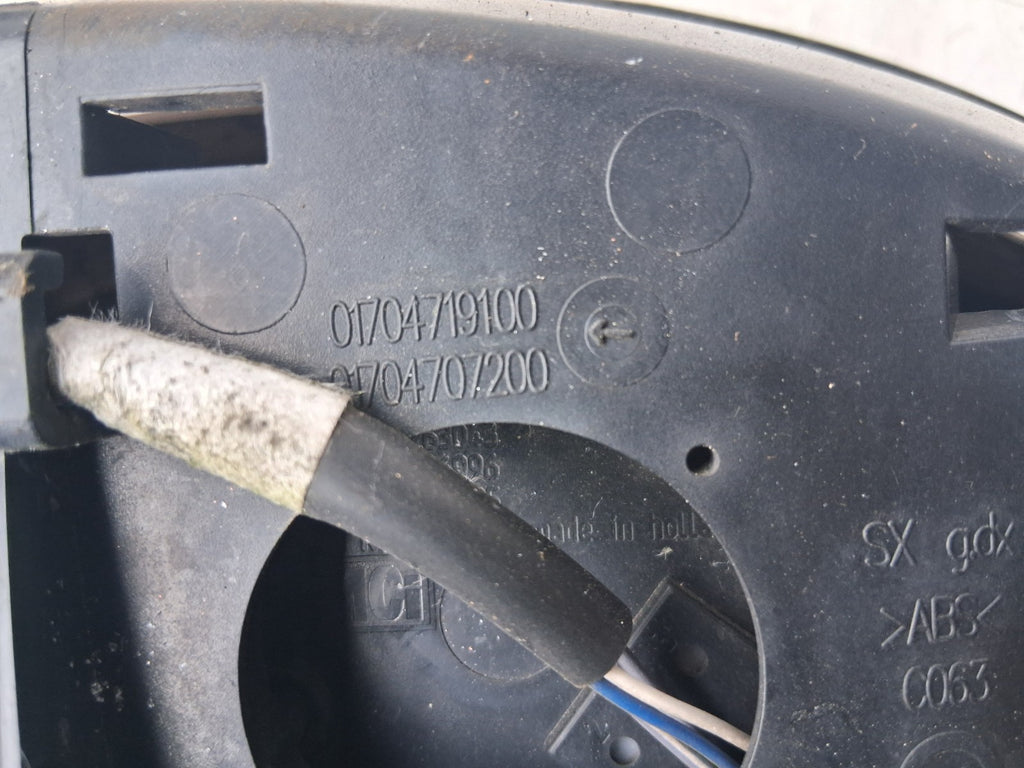 2010 FIAT 500 LOUNGE MK1 NSF PASSENGER SIDE FRONT LEFT WING MIRROR