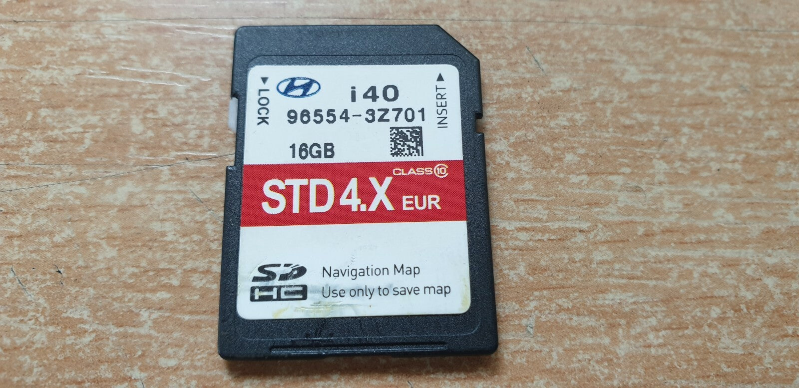 2015 HYUNDAI i40 SAT NAV MAP SD CARD STD 4.X 96554-3Z701 SATELLITE NAVIGATION