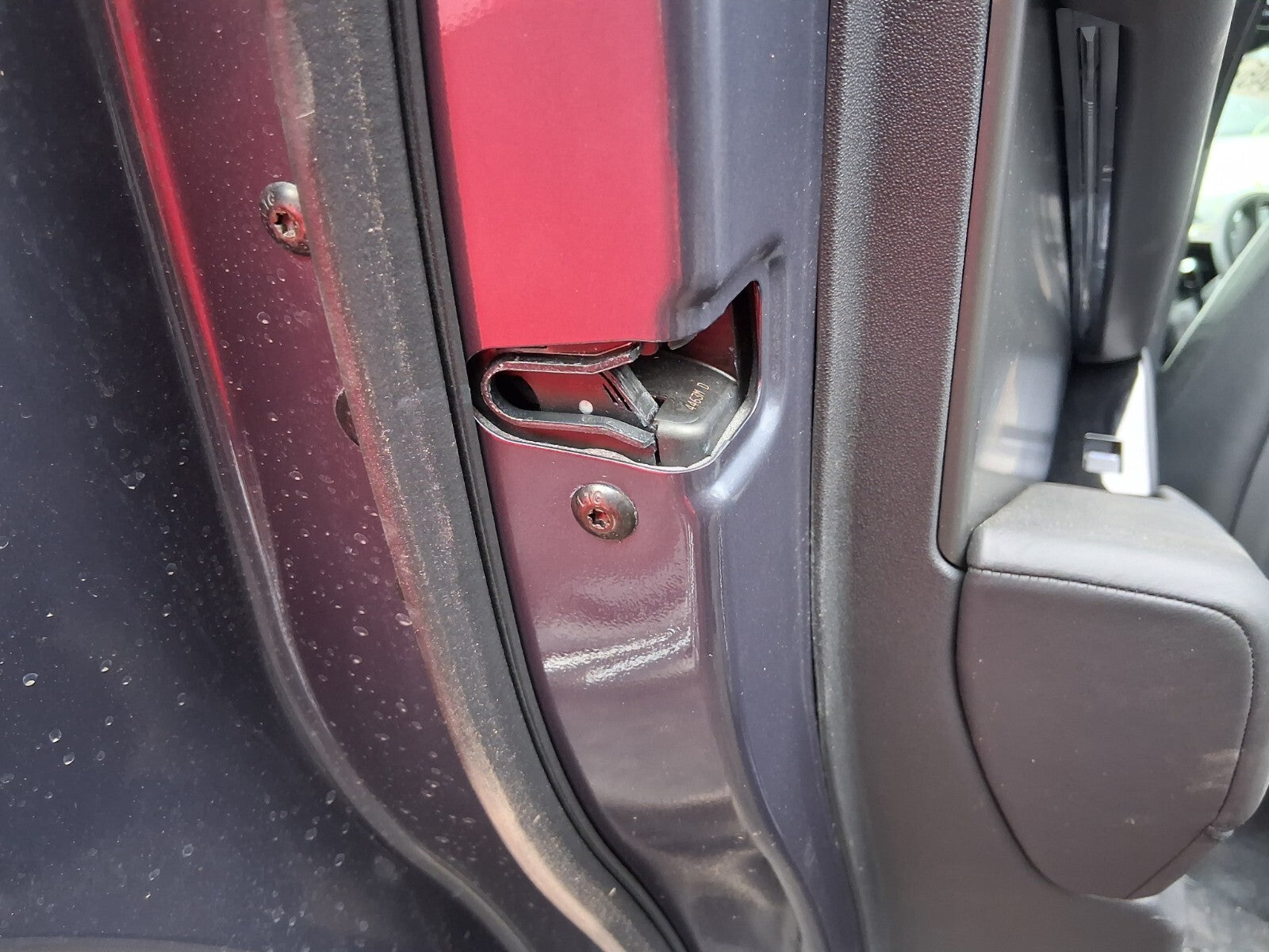 2024 RANGE ROVER VELAR P400e NSR PASSENGER REAR DOOR LOCK MECHANISM