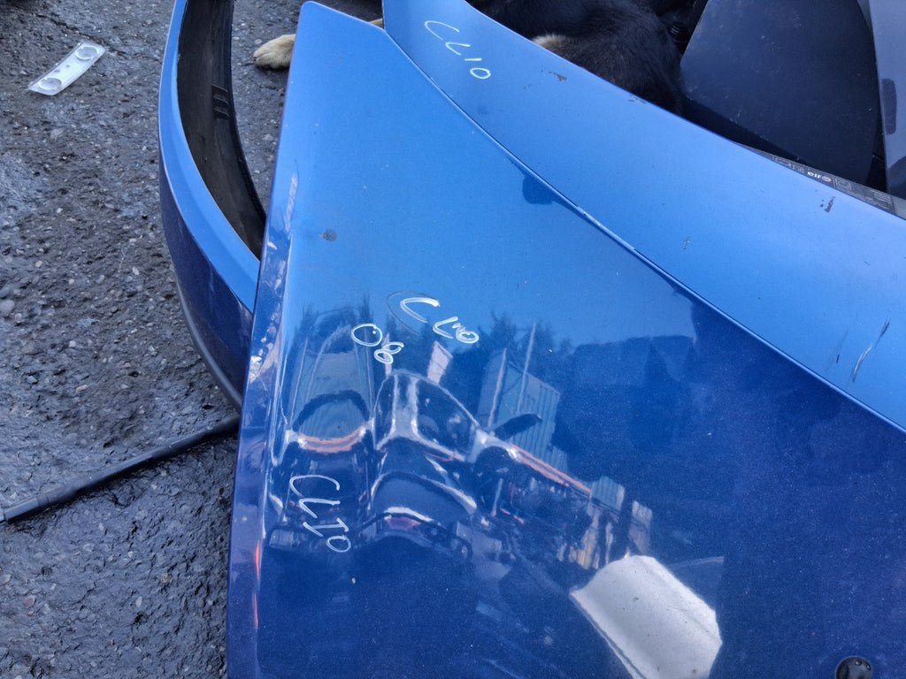 2008 RENAULT CLIO MK3 FRONT BONNET HOOD PANEL BLUE