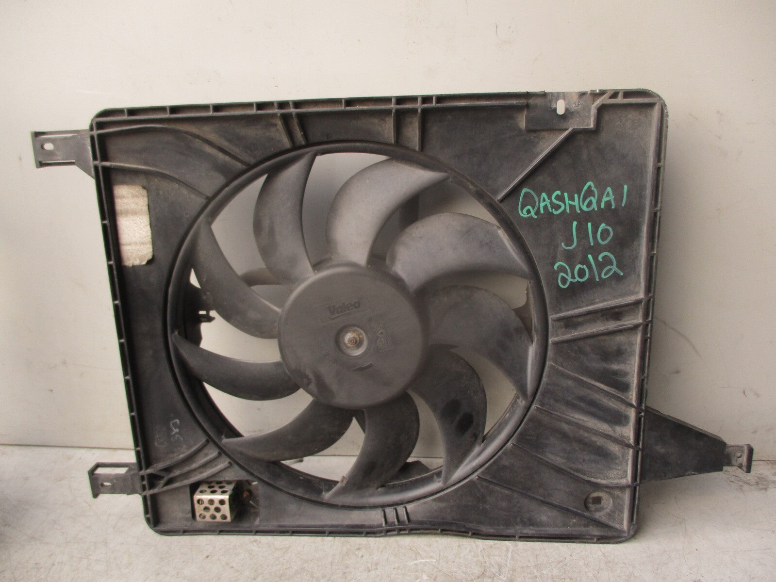2012 NISSAN QASHQAI J10 MK1 1.6 PETROL RADIATOR ENGINE COOLING FAN 5393199