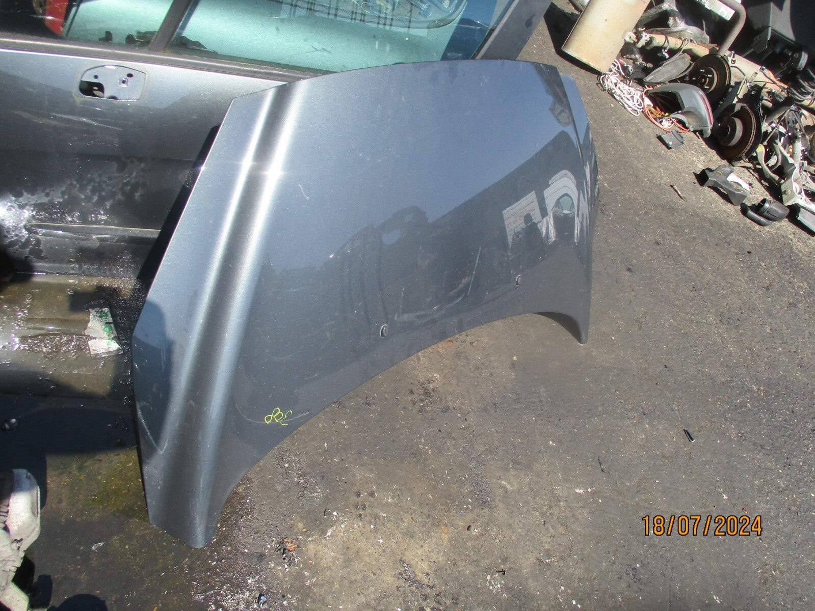 2009 PEUGEOT 308 MK1 FRONT BONNET PANEL SHARK GREY KTP