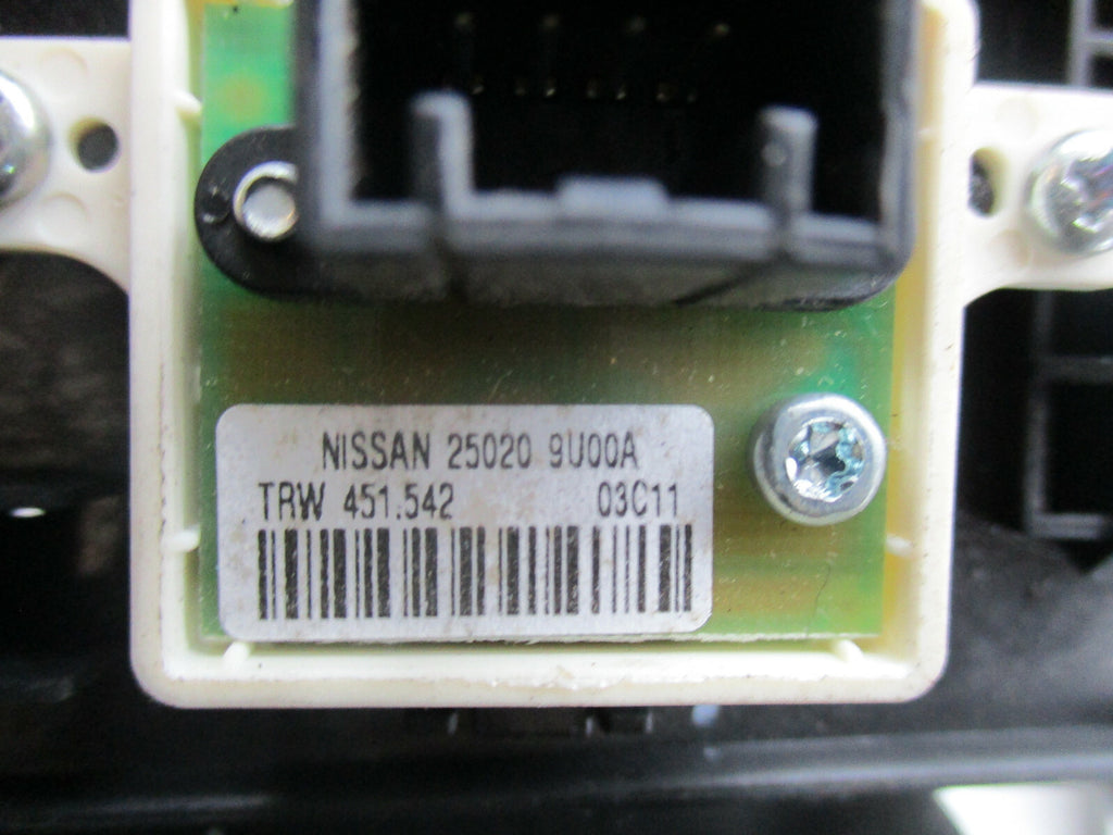 NISSAN NOTE E11 MK1 HEATER AC CONTROL SURROUND TRIM