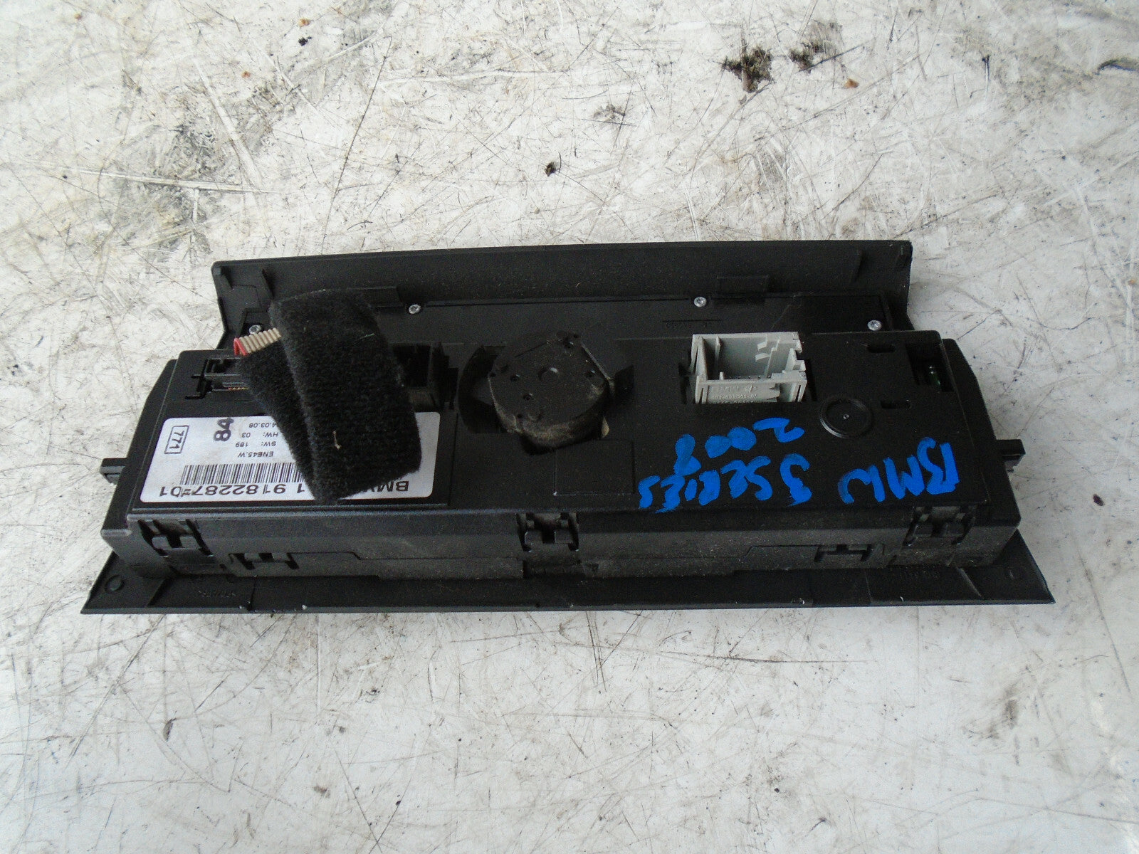 BMW 3 SERIES 2008 E90 HEATER AC CLIMATE CONTROL SWITCH 9182287