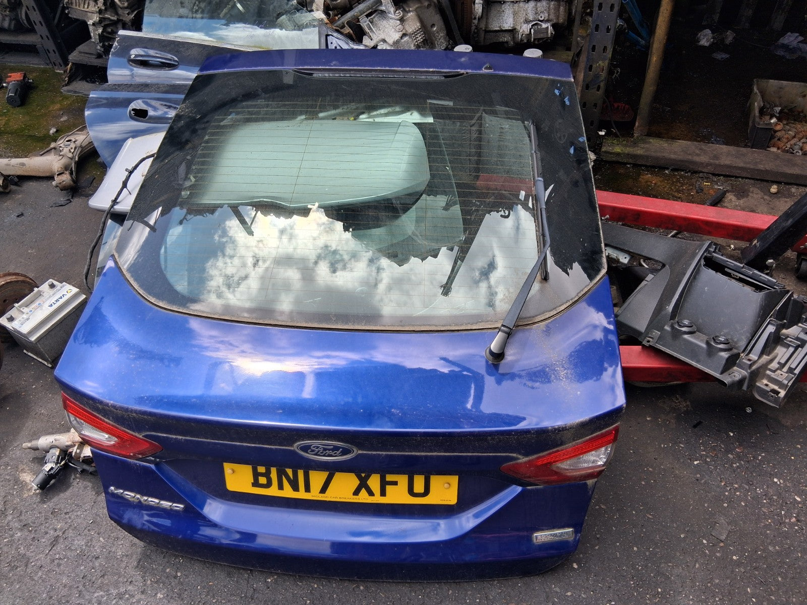 2017 FORD MONDEO MK5 HATCHBACK REAR COMPLETE TAILGATE BOOTLID BLUE LD