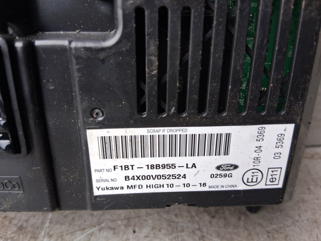 2016 FORD FIESTA MK7 RADIO SAT NAV HEAD UNIT SCREEN DISPLAY F1BT18B955LA
