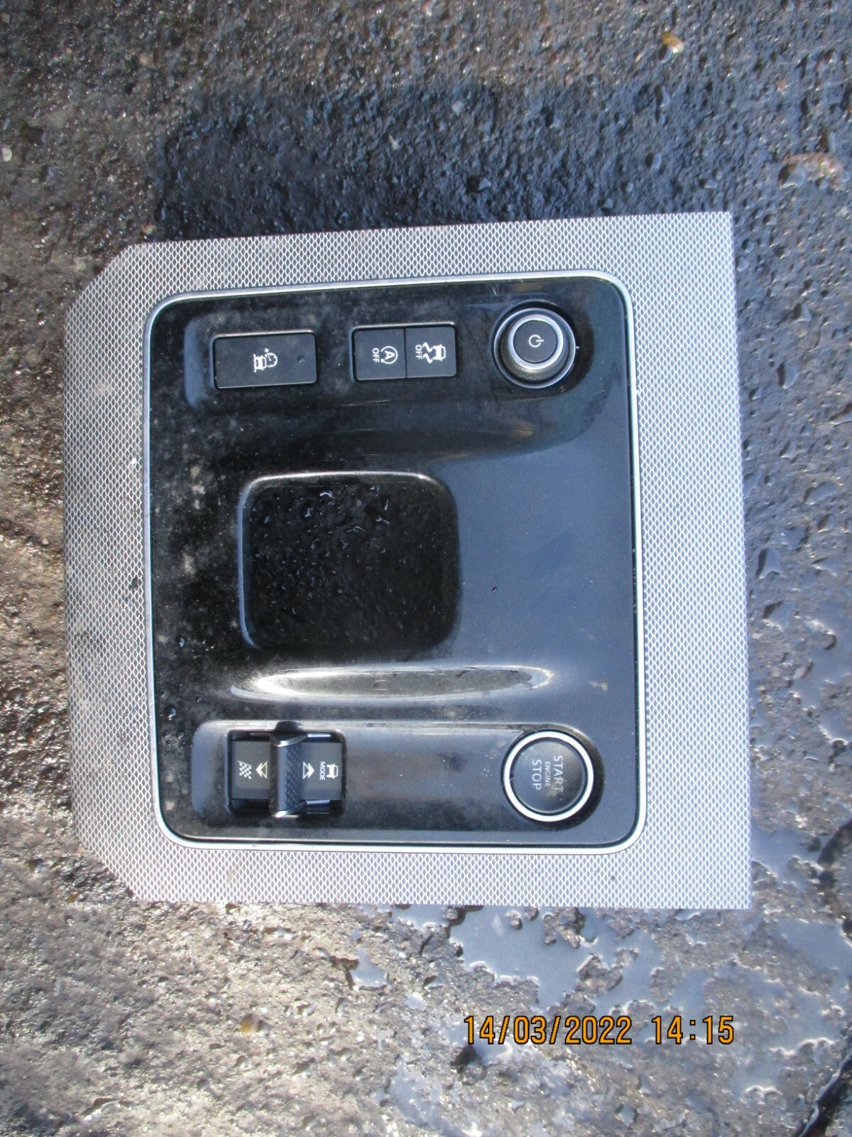 JAGUAR XE 2019 START STOP ESP CRUISE CONTROL SPORT MODE SWITCH ASSEMBLY