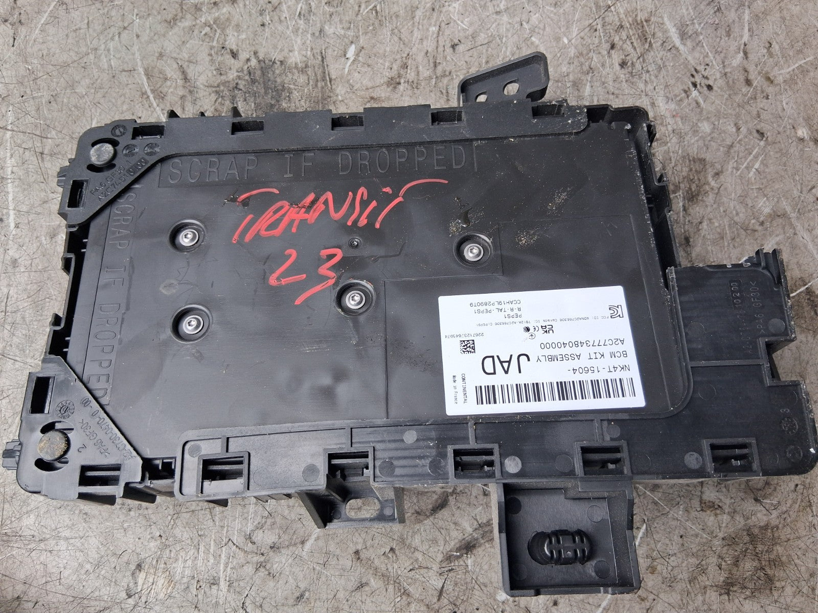 2023 FORD TRANSIT MK8 350 2.0 DIESEL BODY CONTROL UNIT BGM NK4T15604