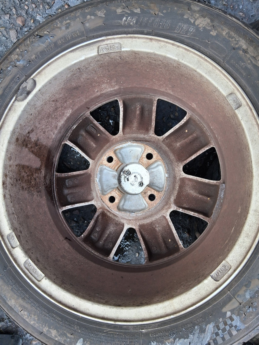 2008 CITROEN C2 15 INCH ALLOY WHEEL WITH TYRE 185/55R15