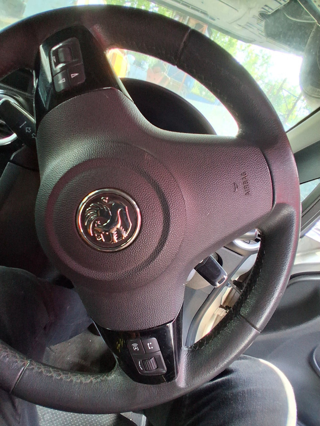 VAUXHALL CORSA D 2009 OS DRIVER SIDE STEERING WHEEL AIR BAG