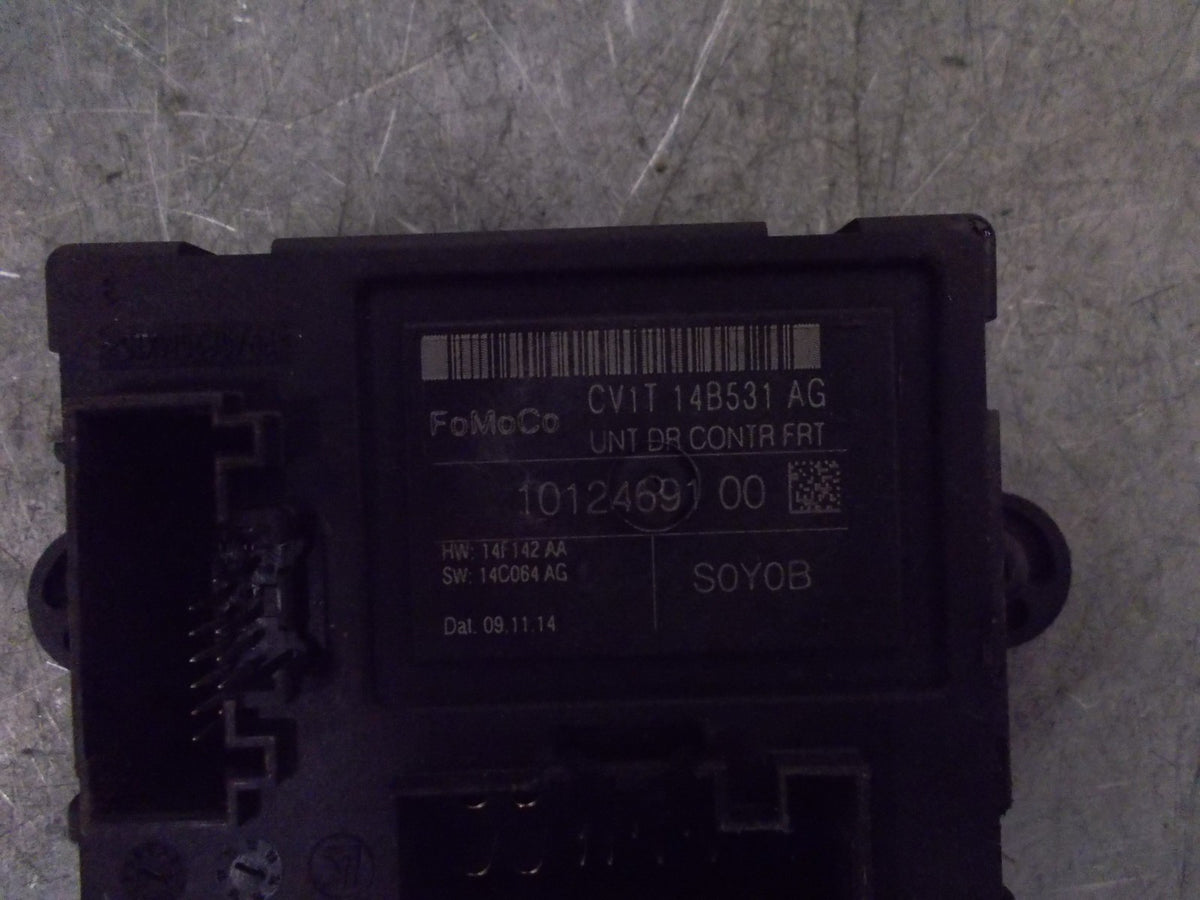 FORD FIESTA 2014 MK7.5 7 FRONT DOOR CONTROL MODULE CV1T14B541AG