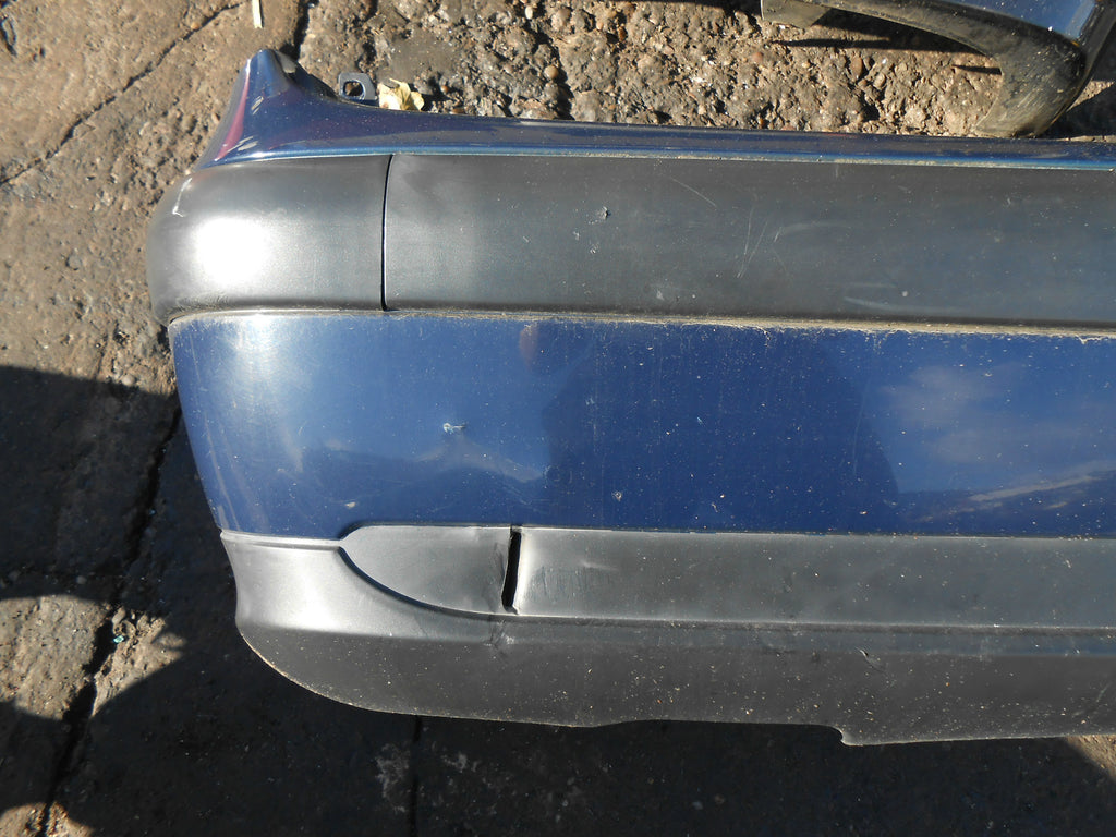 CITROEN C5 2001 HATCHBACK COMPLETE REAR BUMPER DARK BLUE