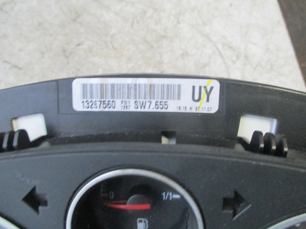 VAUXHALL ASTRA H 2007 1.6 PETROL MANUAL SPEEDOMETER INSTRUMENT CLUSTER 13267560