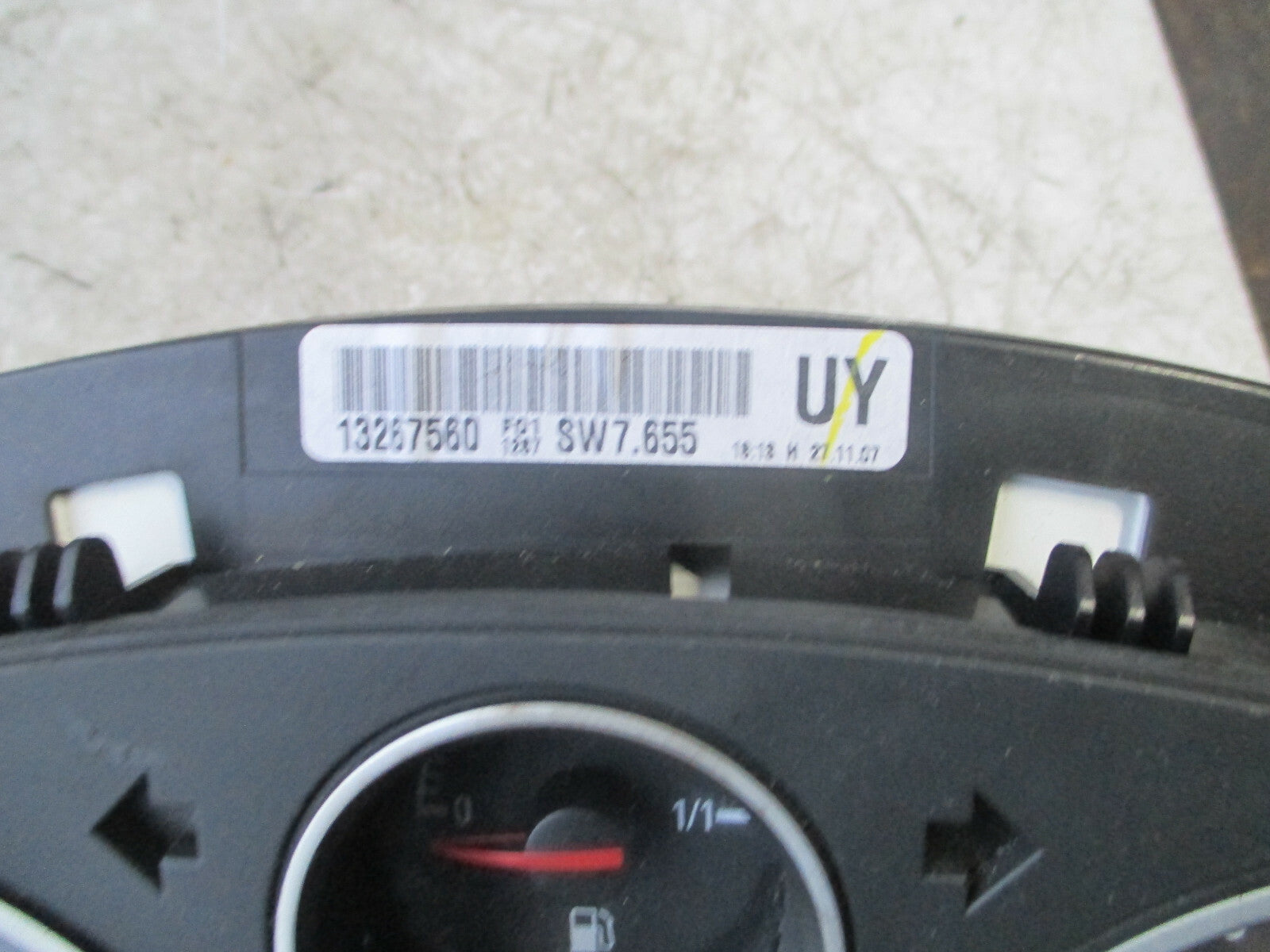 VAUXHALL ASTRA H 2007 1.6 PETROL MANUAL SPEEDOMETER INSTRUMENT CLUSTER 13267560