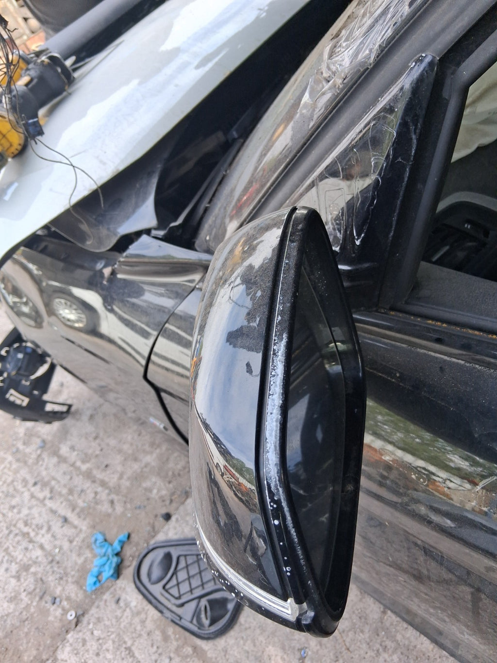 2019 BMW 1 SERIES F20 NSF PASSENGER SIDE WING MIRROR BLACK SAPPHIRE METALLIC 475