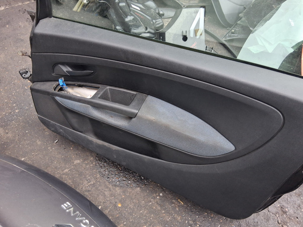 2007 FIAT PUNTO MK3 3 DOOR OSF DRIVER SIDE FRONT COMPLETE DOOR BLACK