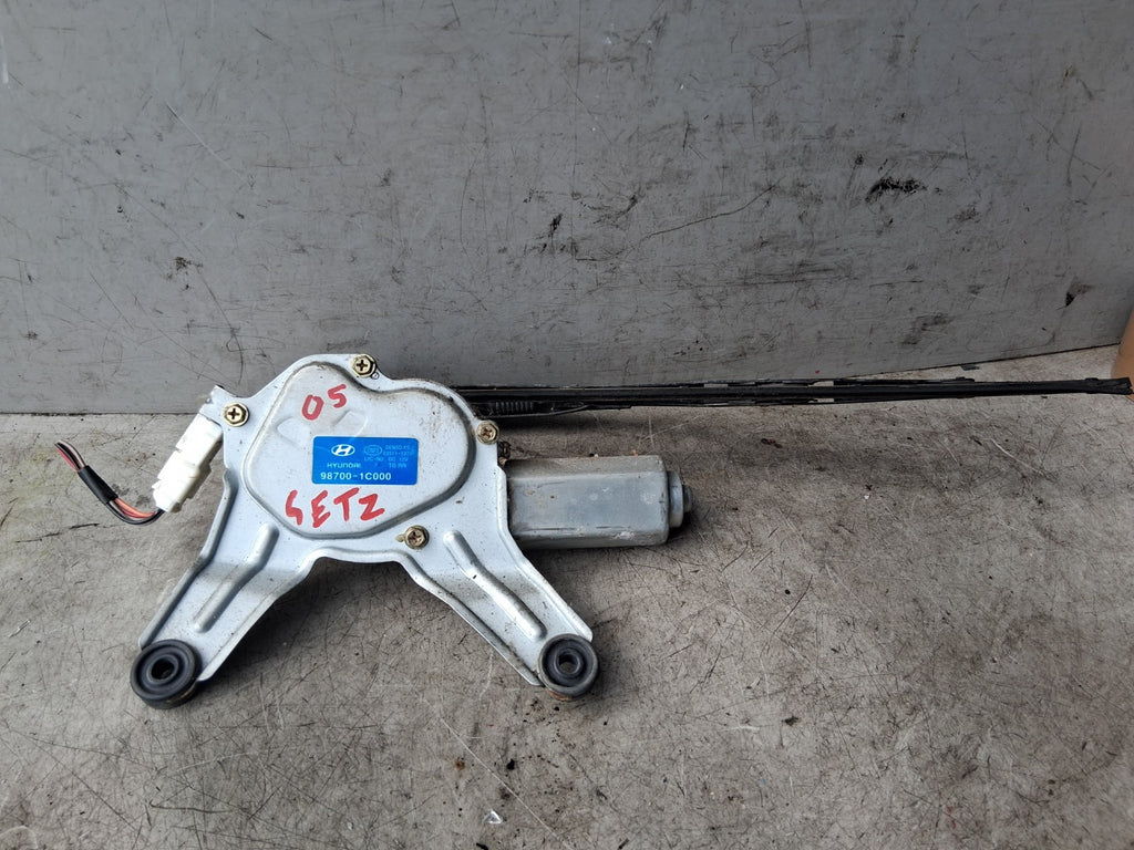 2005 HYUNDAI GETZ REAR TAILGATE BOOTLID SCREEN WIPER MOTOR 987001C000