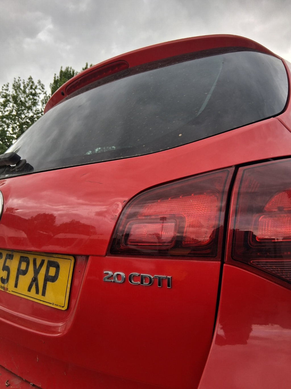 2015 VAUXHALL ASTRA J MK6 ESTATE OSR DRIVER SIDE REAR INNER REAR LIGHT LAMP