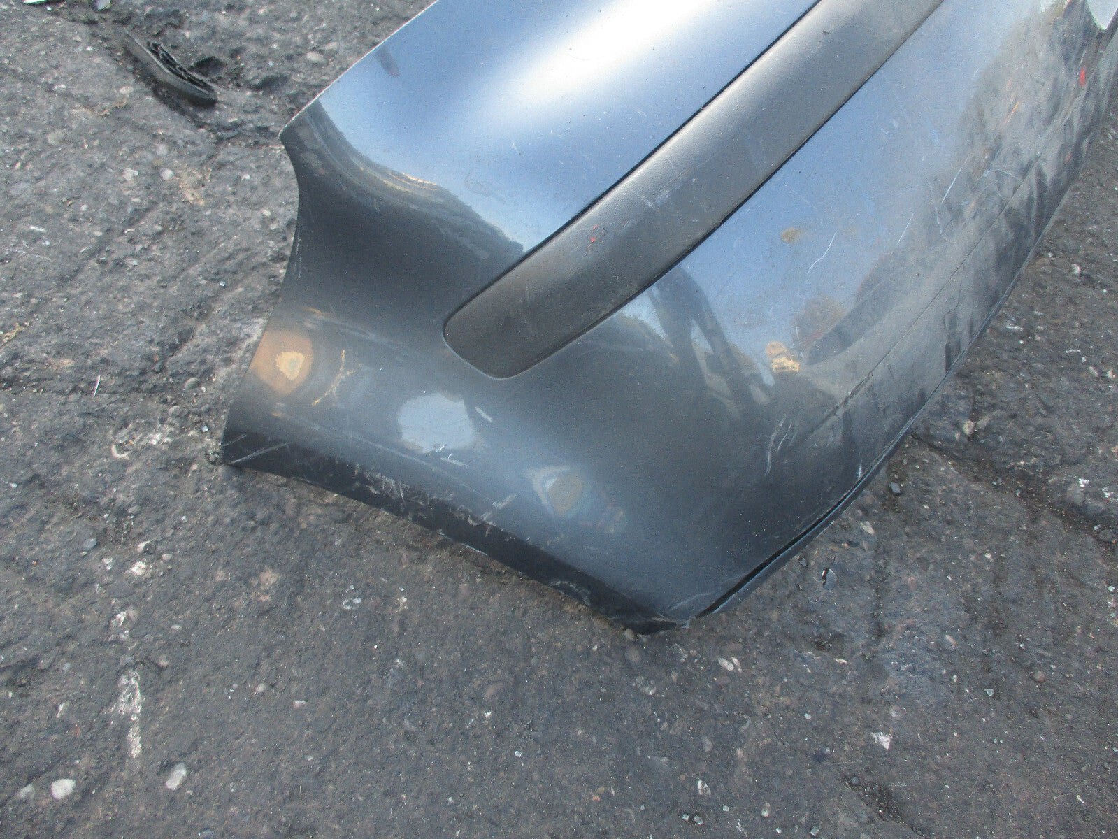 VW VOLKSWAGEN POLO 9N MK4 HATCHBACK REAR BUMPER DARK GREY