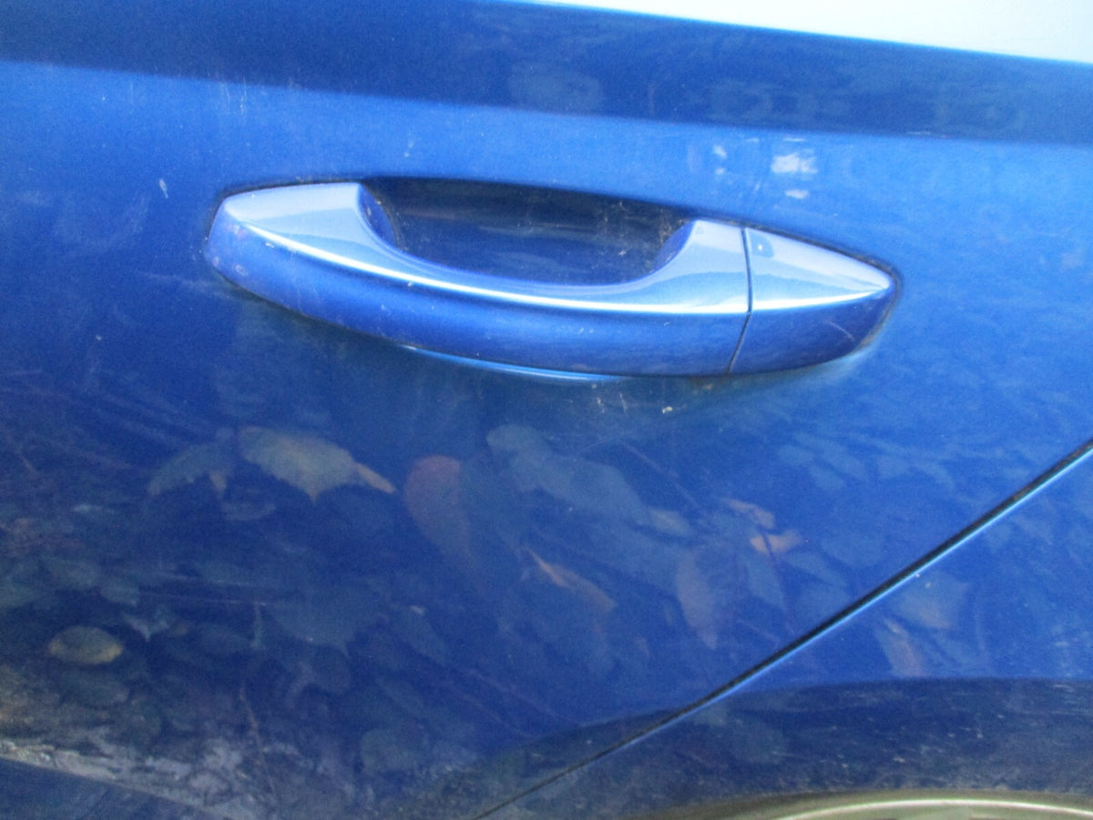 2019 SKODA FABIA MK3 NJ ESTATE NSR PASSENGER SIDE REAR EXTERIOR DOOR HANDLE BLUE