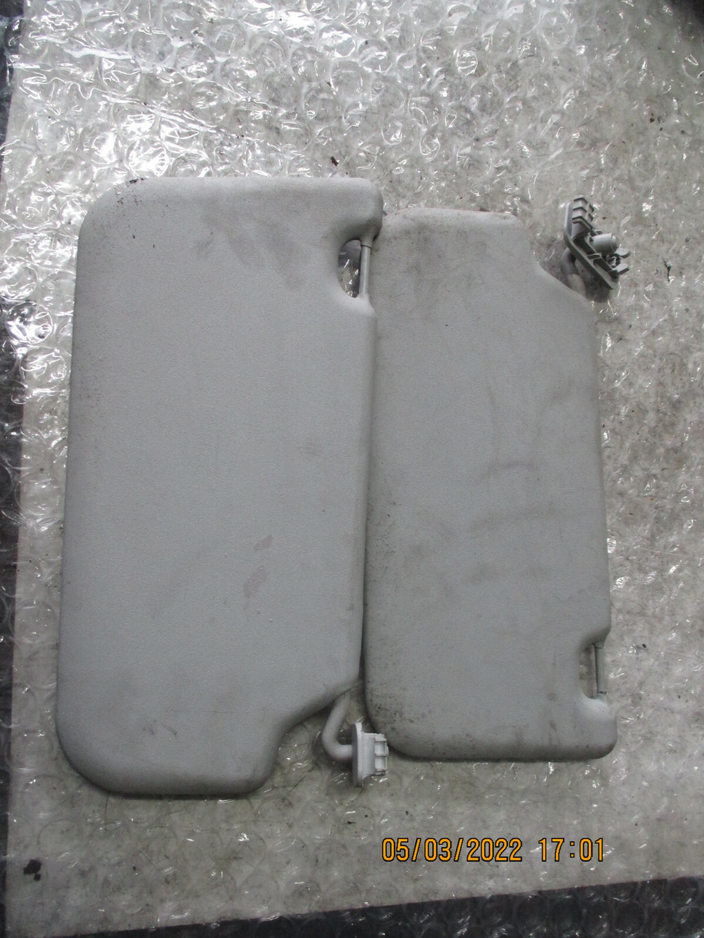 FORD FIESTA 2011 MK7 PAIR OF SUN VISOR