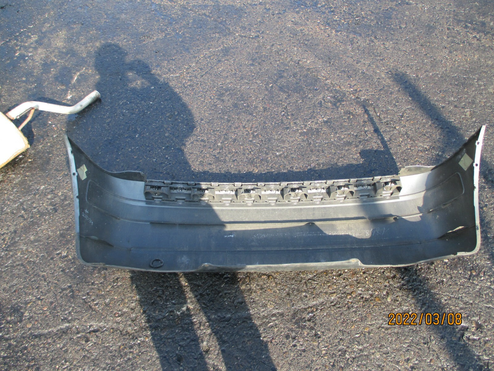 AUDI A2 8Z 2004 REAR BACK BUMPER GREY