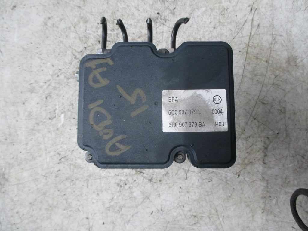 AUDI A1 2015 ABS PUMP AND MODULATOR 6C0907379L