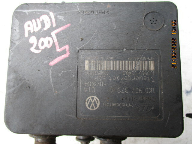 AUDI A3 8P 1.9 TDI ABS PUMP AND CONTROL MODULE 1K0907379K VW GOLF MK5