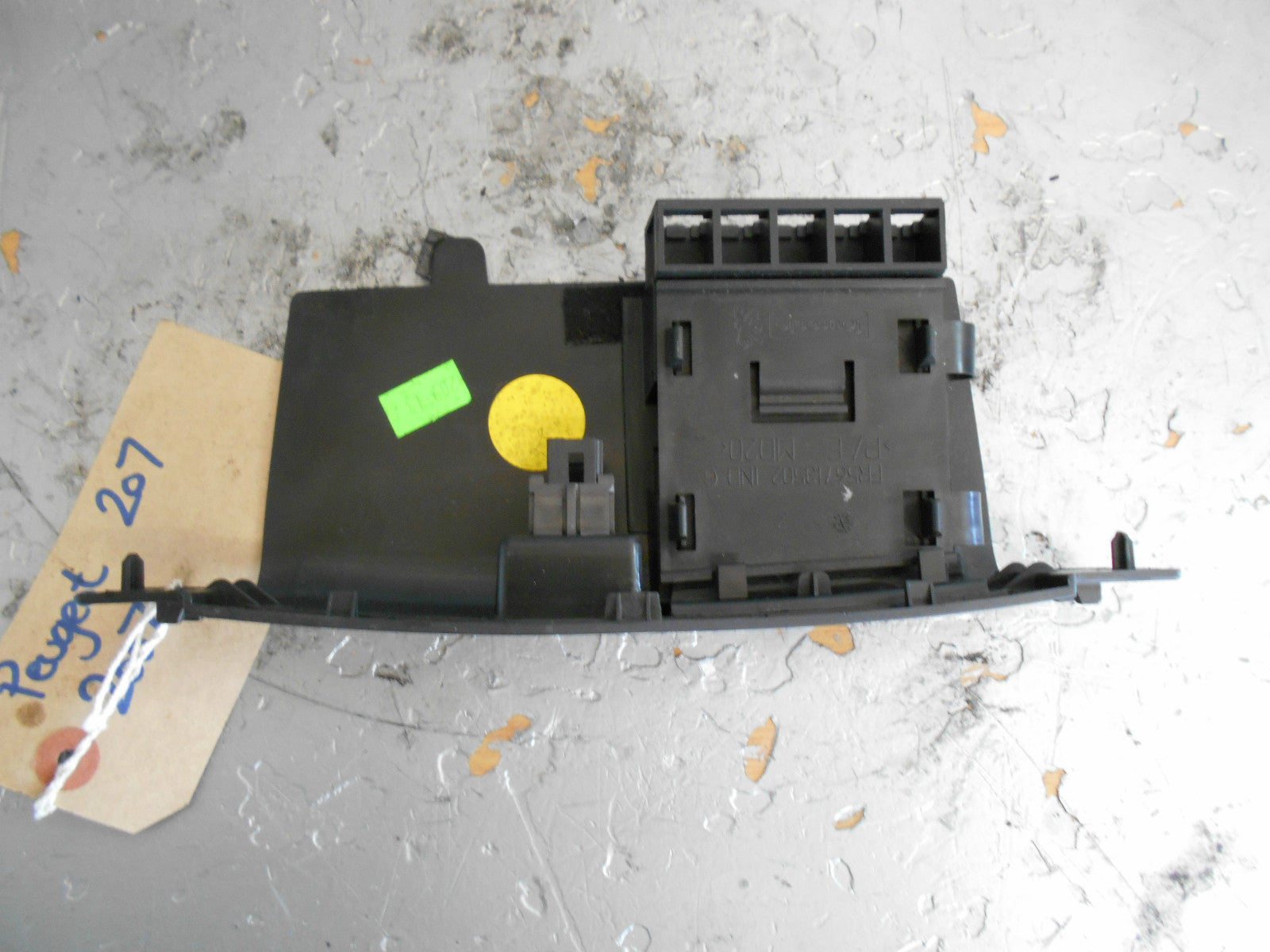PEUGEOT 207 2007 1.4 16V LOCK ESP SWITCH CARD SLOT & TRIM PANEL FR56713502
