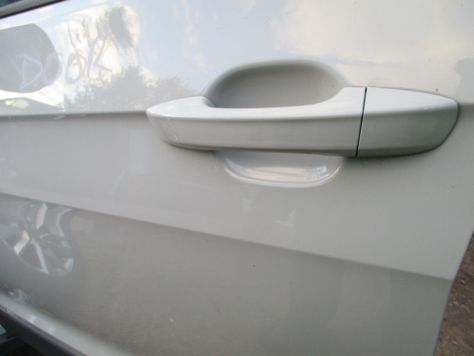 2023 VW VOLKSWAGEN T CROSS NSF PASSENGER SIDE FRONT EXTERIOR DOOR HANDLE GREY