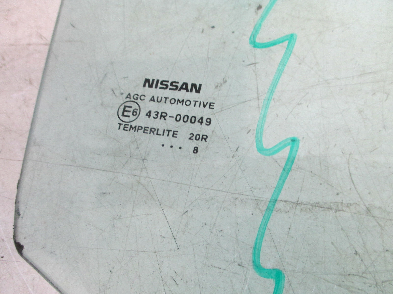 NISSAN QASHQAI J11 MK2 OSR DRIVER SIDE REAR DOOR WINDOW GLASS