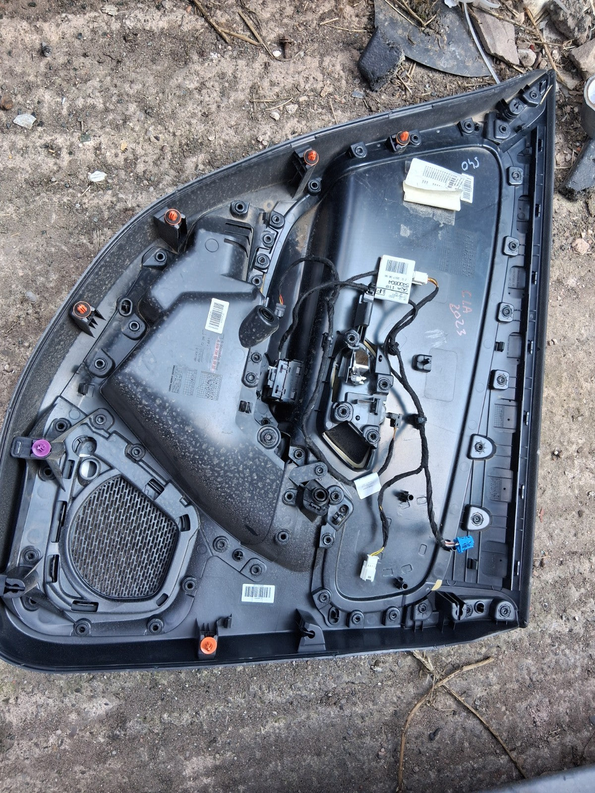 2023 MERCEDES CLA C118 OSR DRIVER SIDE REAR RIGHT DOOR CARD PANEL A1187308600