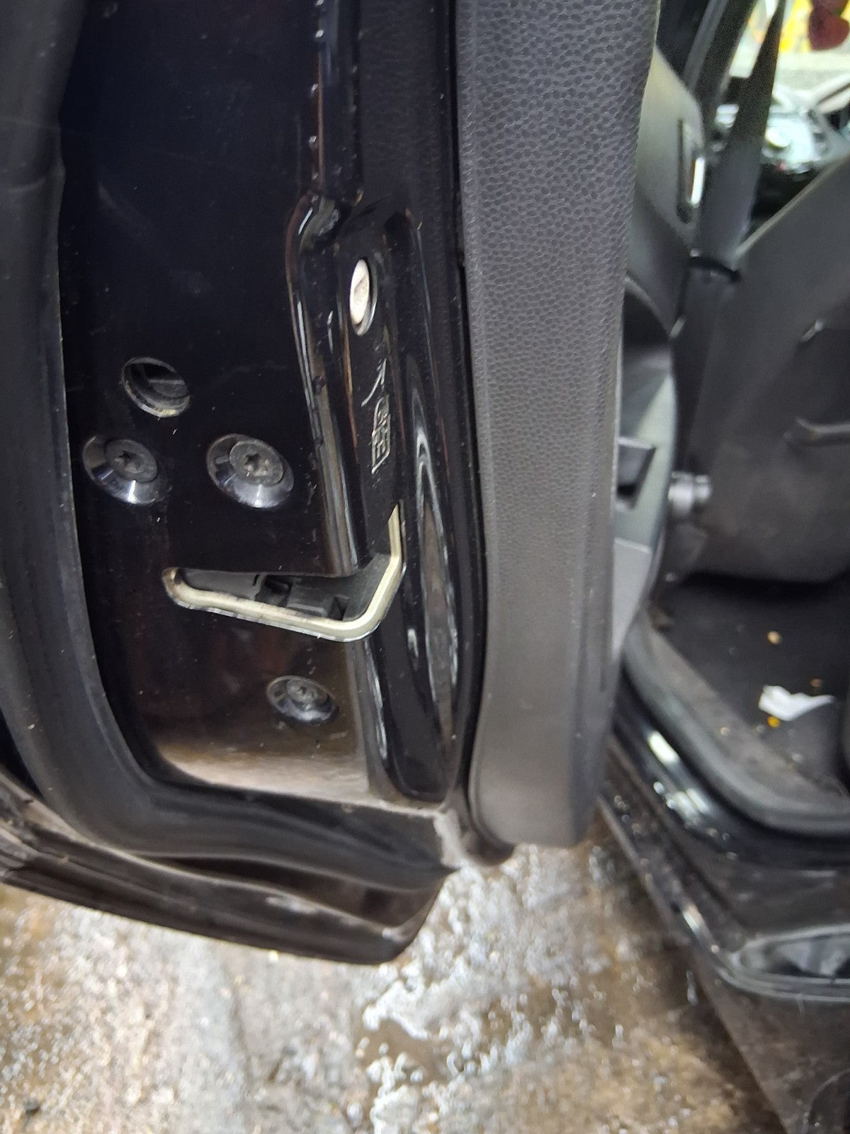 2014 FORD FIESTA MK7 NSR PASSENGER SIDE REAR COMPLETE DOOR PANTHER BLACK DC