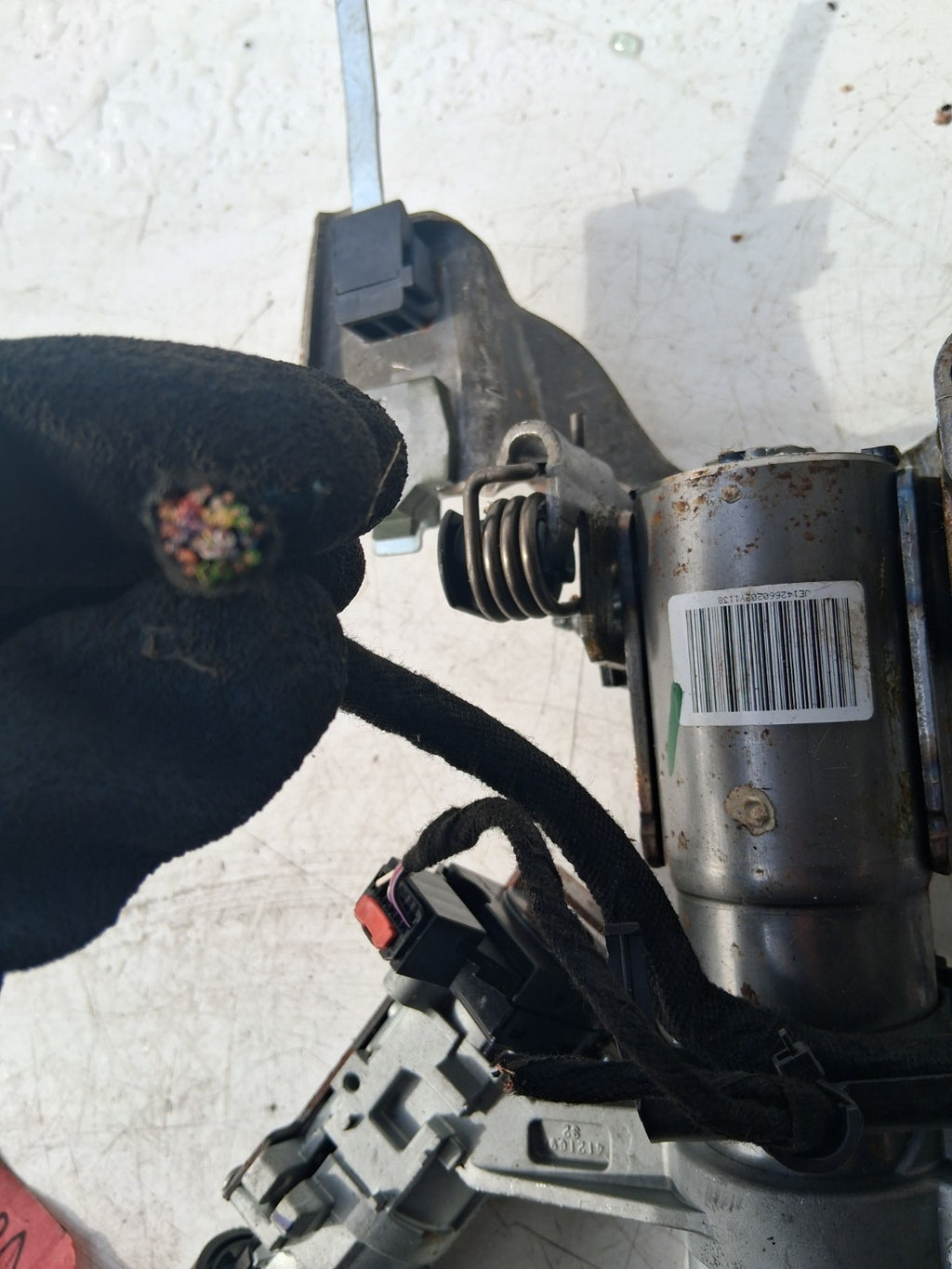 2015 VAUXHALL ADAM UPPER STEERING COLUMN & IGNITION BARREL 13496325