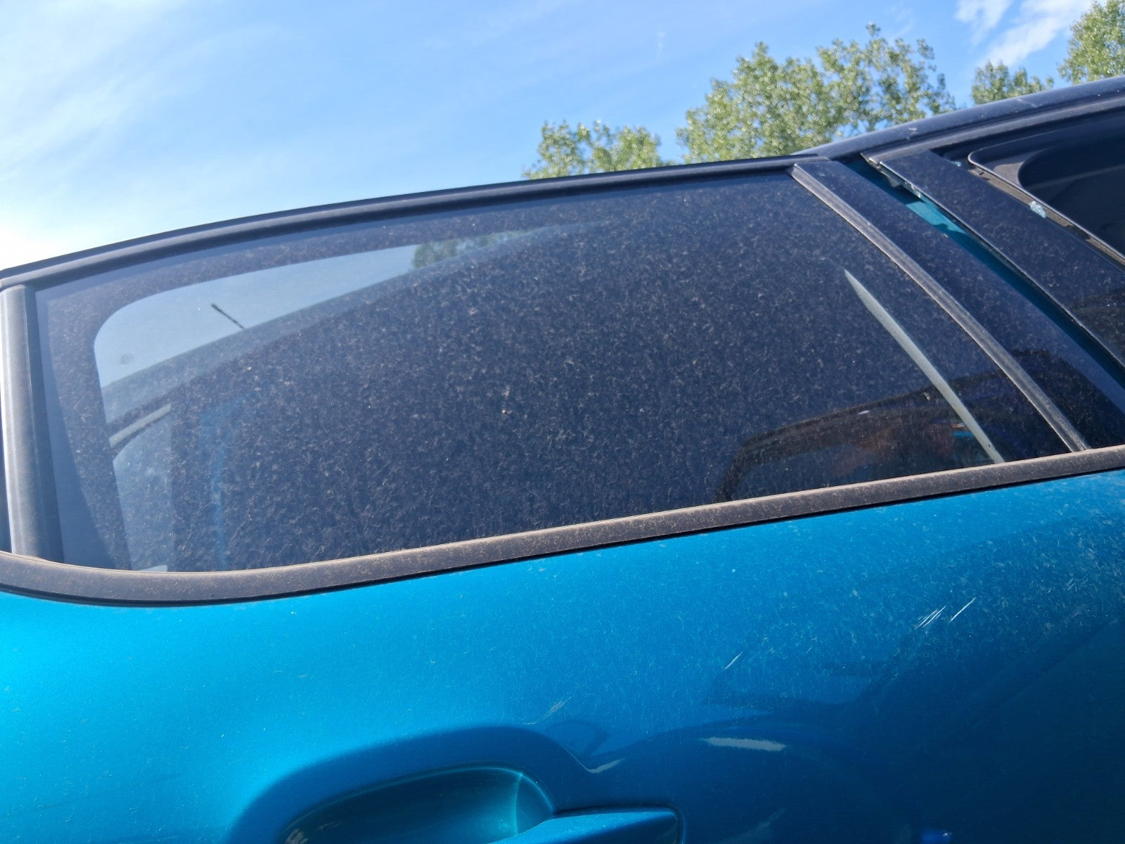 2023 CITREOEN C3 MK3 OSR DRIVER SIDE REAR DOOR WINDOW GLASS PANEL