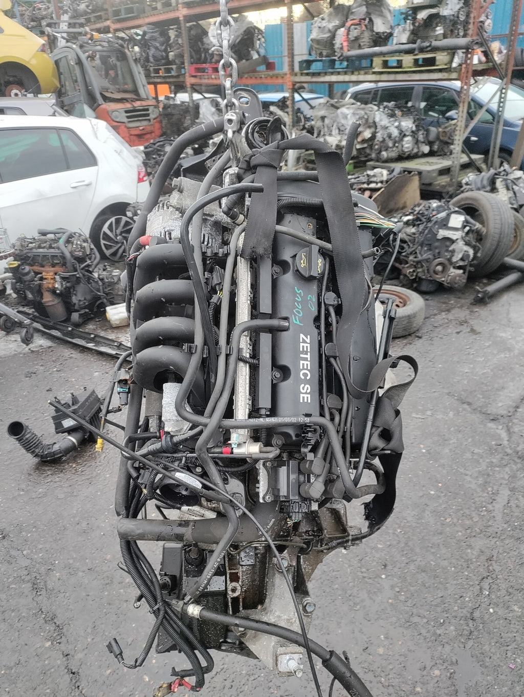 2002 FORD FOCUS MK1 1.4 PETROL ENGINE COMPLETE  62K MILEAGE FXDB