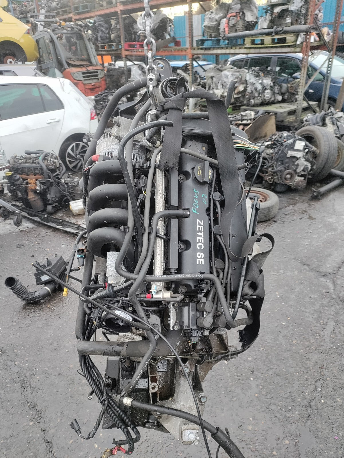 2002 FORD FOCUS MK1 1.4 PETROL ENGINE COMPLETE  62K MILEAGE FXDB