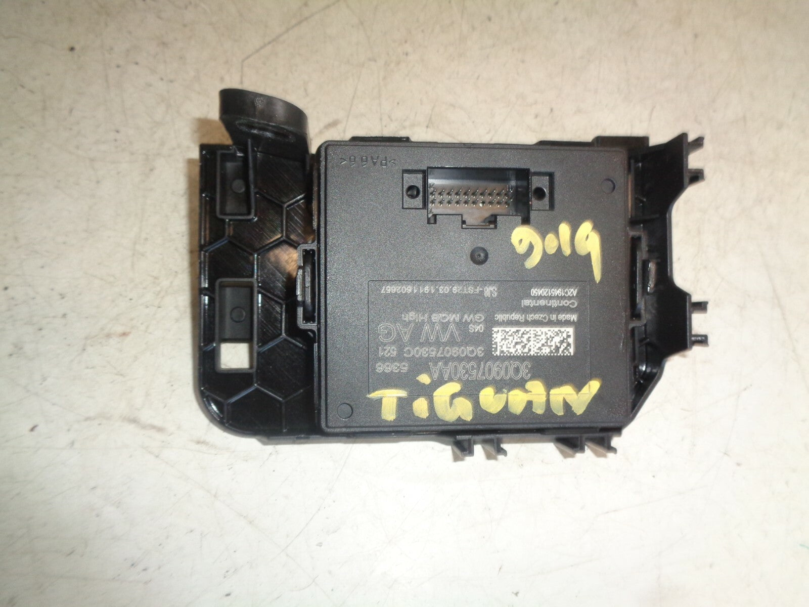 VW VOLKSWAGEN TIGUAN MK2 2019 ECU GATEWAY CONTROL MODULE UNIT 3Q0907530C