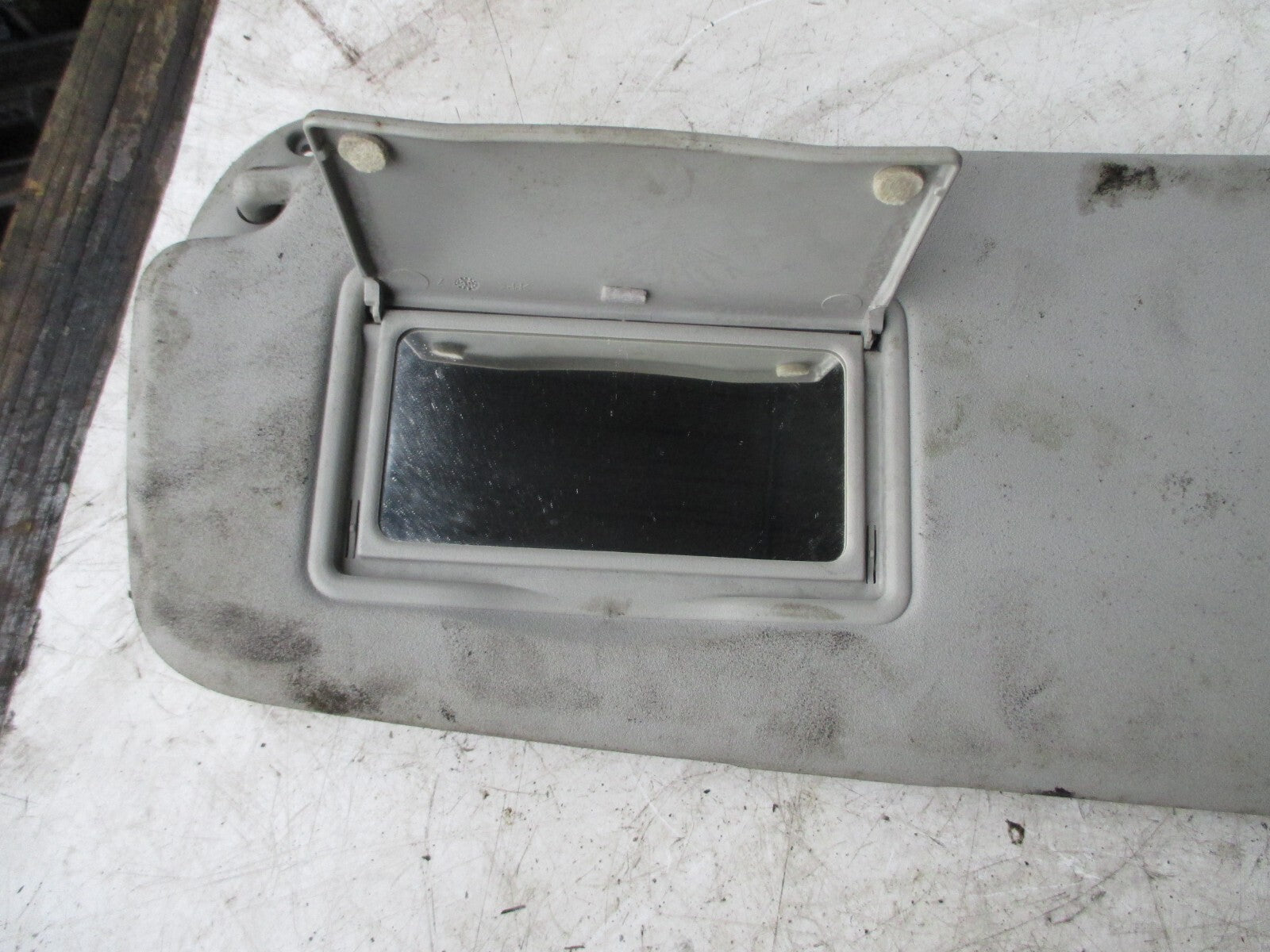 FORD S MAX S-MAX 2007 OSF DRIVER SIDE FRONT SUN SHADE VISOR GREY MIRROR