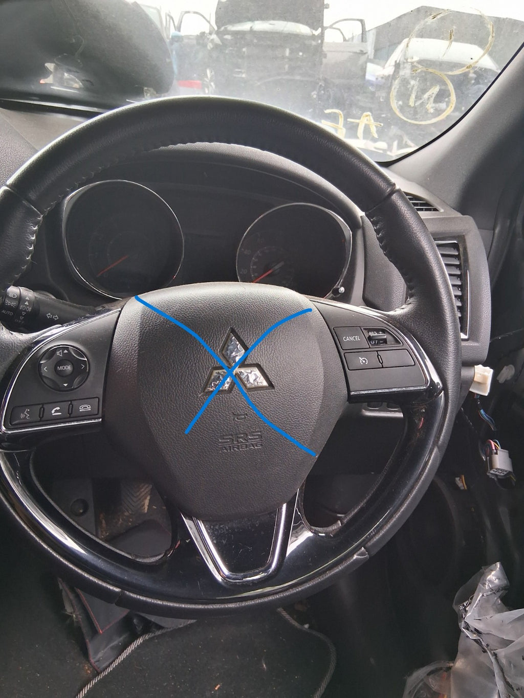 2020 MITSUBISHI ASX MULTIFUNCTIONAL STEERING WHEEL WITHOUT AIRBAG