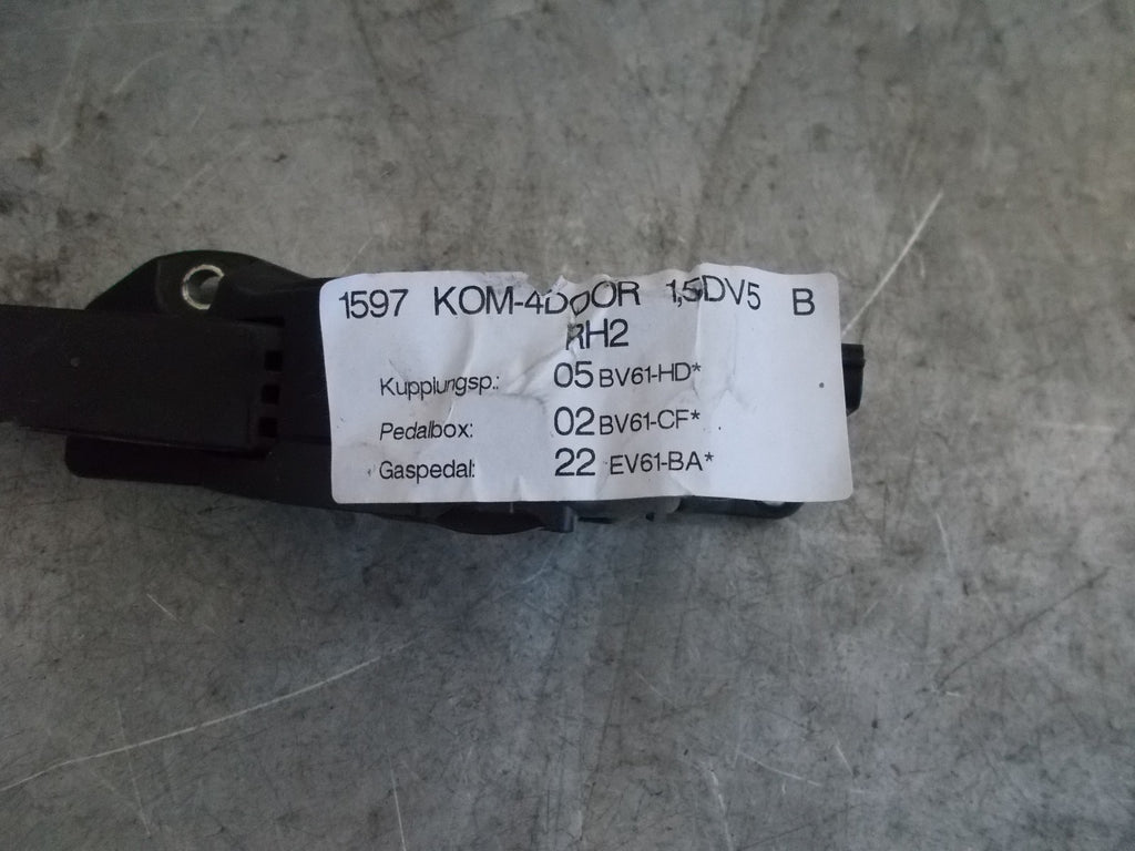 FORD FOCUS MK3 1.5 TDCI (XWDB) ELECTRIC ACCELERATOR PEDAL EV619F836BA