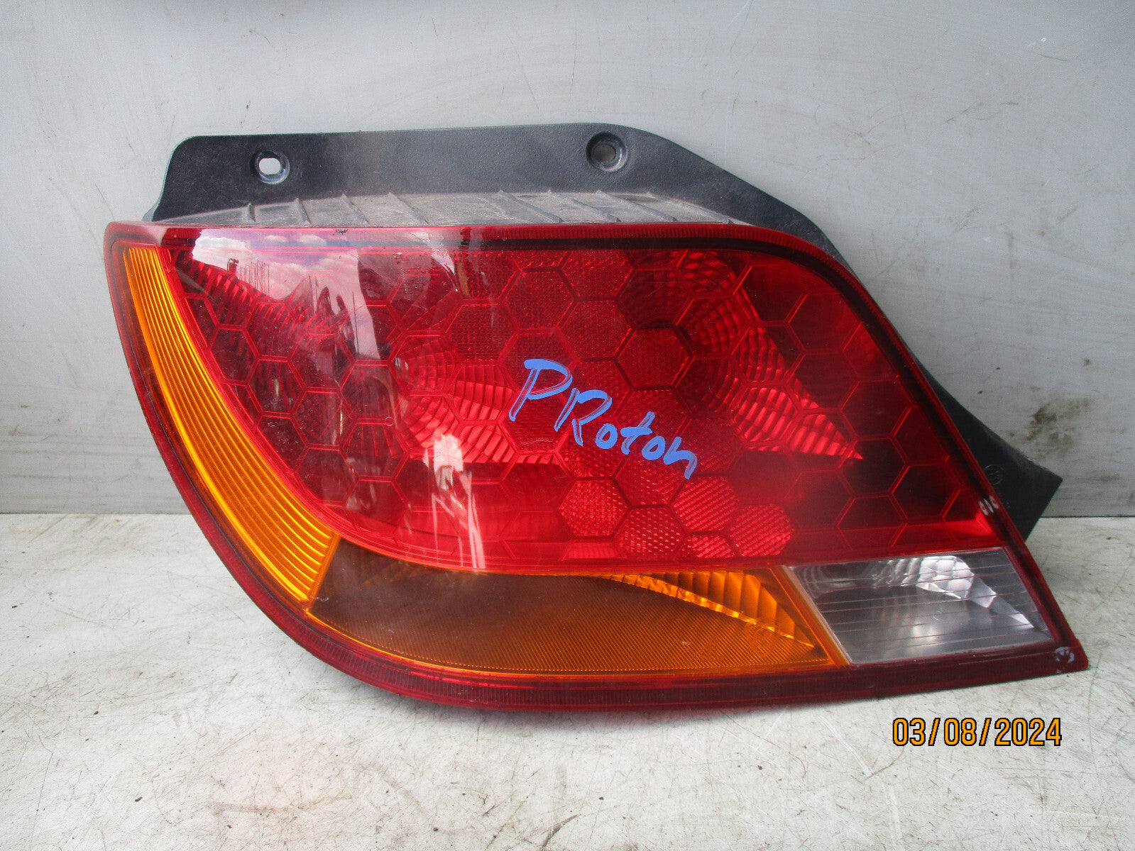 2009 PROTON SAVVY NSF PASSENGER SIDE REAR TAIL LIGHT