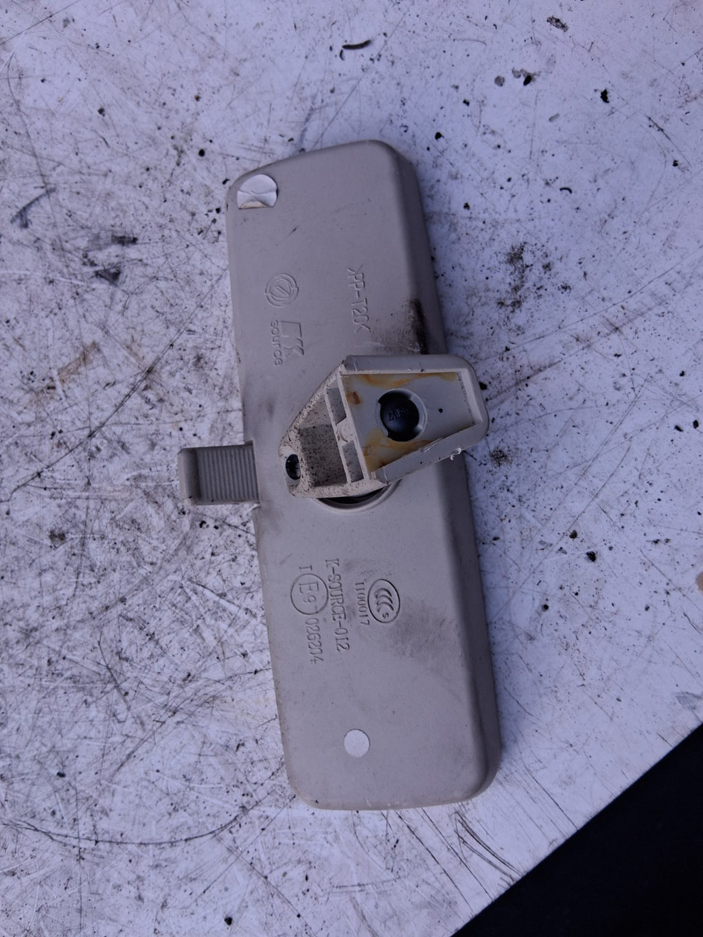 2015 FIAT 500 LOUNGE INTERIOR REAR VIEW MIRROR