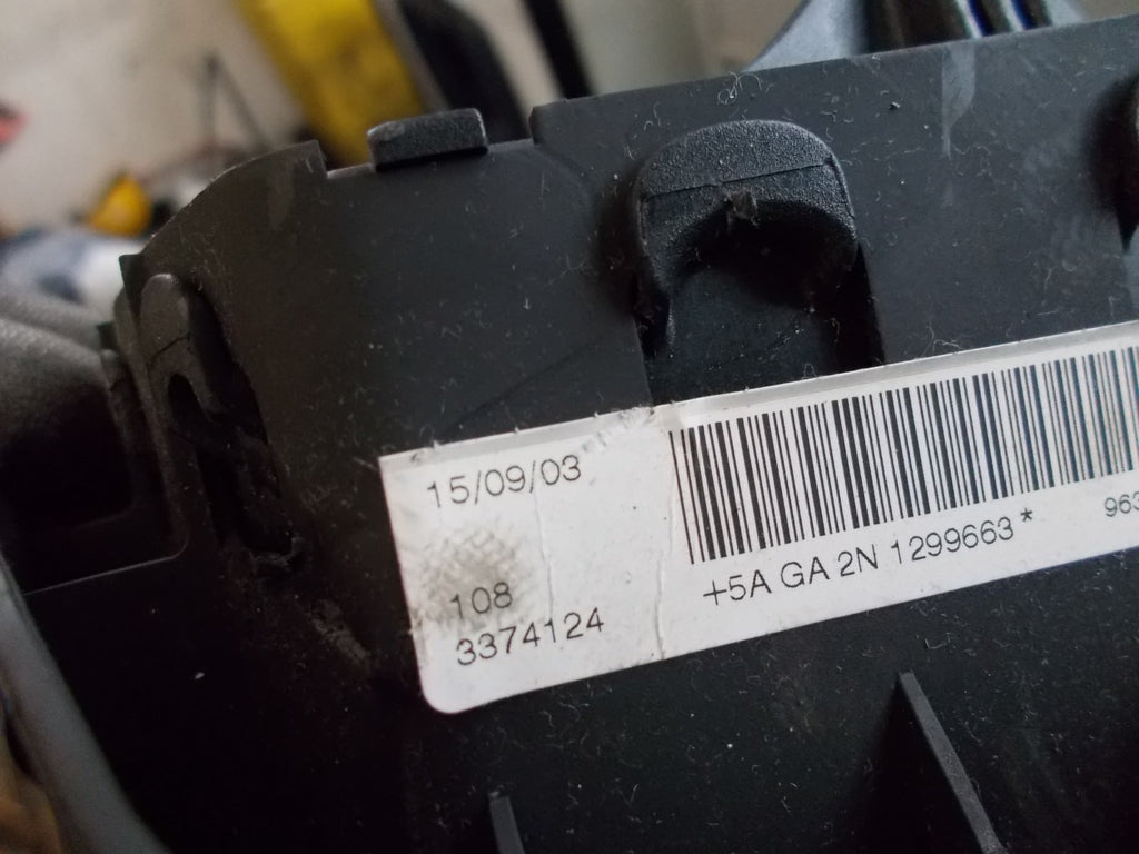 2003 PEUGEOT 307CC COUPE DRIVERS STEERING WHEEL AIR BAG 96345028