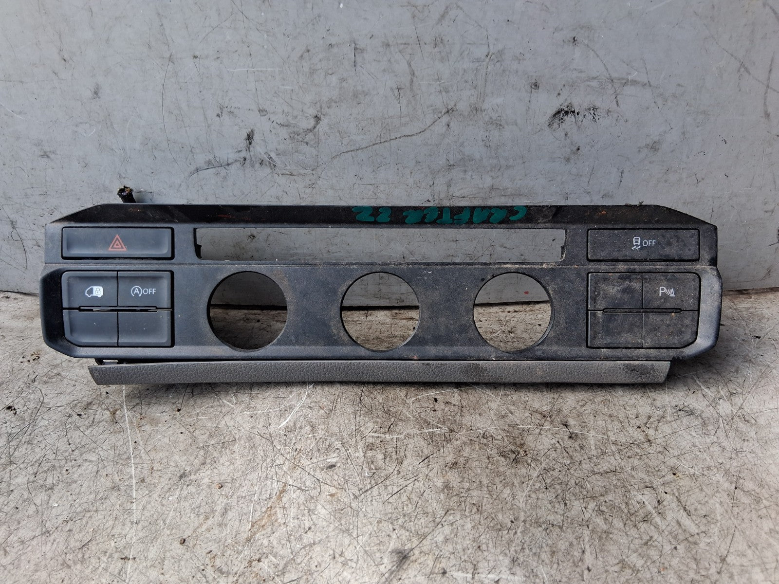 2022 VOLKSWAGEN CRAFTER MK2 AC HEATER CLIMATE CONTROL PANEL TRIM 7C0857212B